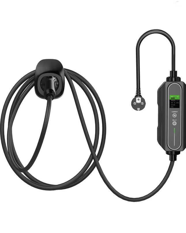 Bar2Charge Mode 2 Mobiles EV-Ladegerät, 3,7 kW, Typ 2, 6 bis 16 A, verzögertes Laden, IP67