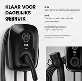 TDC Energy RAC11 11 kW Laadpaal – App & RFID