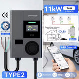 Bar2Charge WityPower Laadpaal 7,4/11 kW | Type 2 Kabel 5 Meter | App & RFID