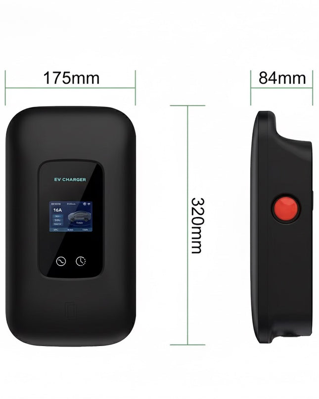 Bar2Charge Ladestation 7kW – 1-phasig – Typ 2 – 5m Kabel – App-Steuerung – Wasserdicht IP65 – Für Elektro- &amp; Hybridautos