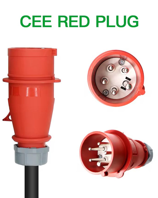 Mode 2 11 kW Mobiele EV Lader Type 2 – 3-fase 16A – 10m kabel – App bediening