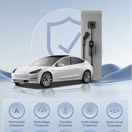 Bar2Charge V2 3,7kW Mobiele EV Lader Type 2 6–16A IP67 Timerfunctie