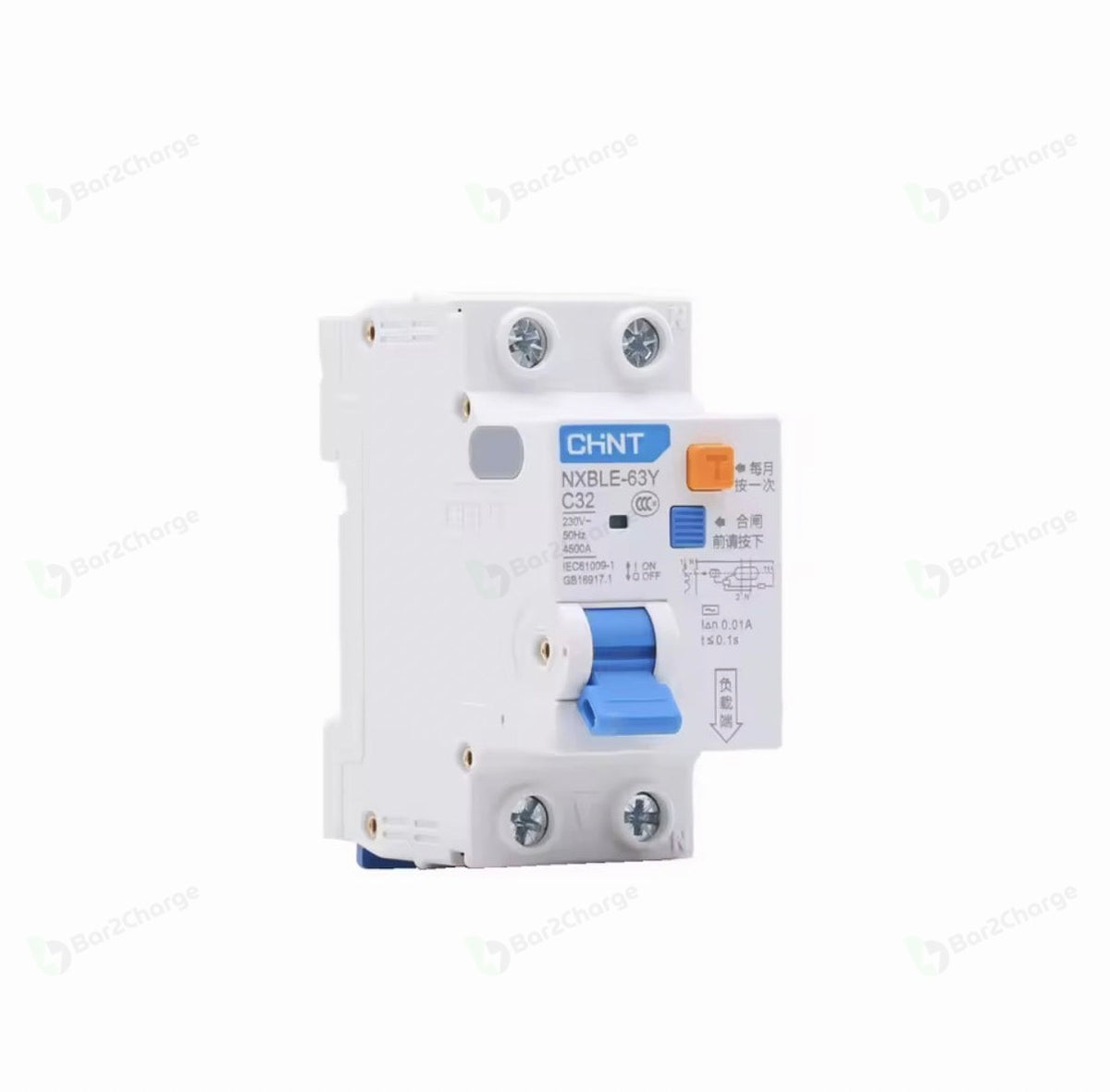 Aardlekautomaat 1P+N – C16 / C32 – 30 mA