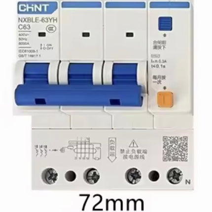 Aardlekautomaat 3P+N – C16 / C25 / C32 – 30 mA