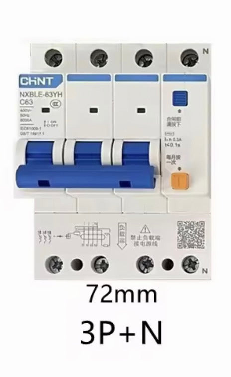 Aardlekautomaat 3P+N – C16 / C25 / C32 – 30 mA