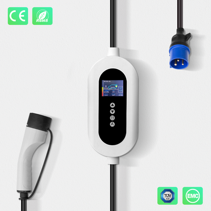 Bar2Charge D32A 7 kW Mobiele Thuislader 5 Meter Type 2 – IP66 Waterdicht – Draagbare EV Lader