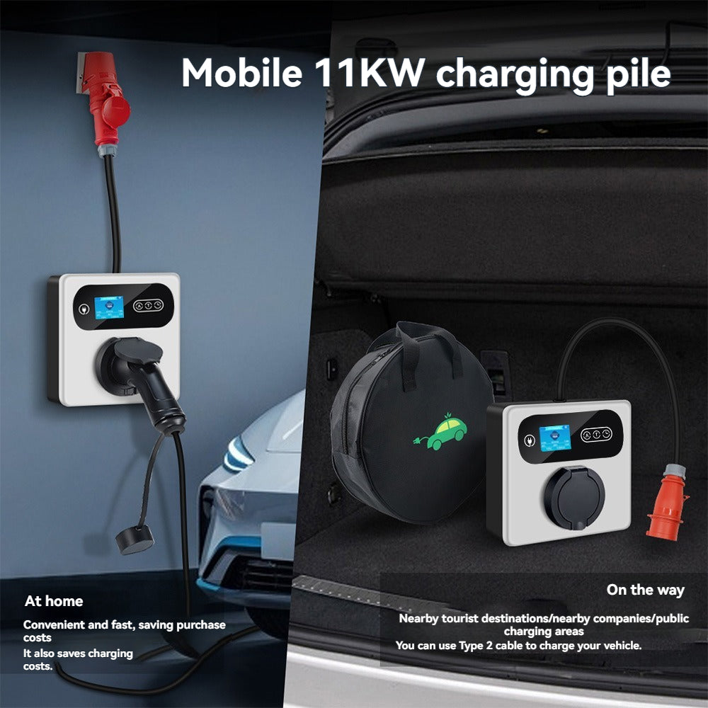 Mode 3 EV Wallbox 11 kW – Type 2 Socket – 3 Fase – App – IP54