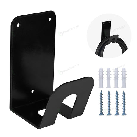 EV Laadkabel Houder – Wandmontage Zwart | Universeel Type 2 | Inclusief Montageset - Universeel