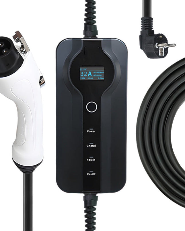 Bar2Charge 3,7kW Mobiele Thuislader – Type 1 – Instelbaar (6A-16A) – IP65 Waterdicht