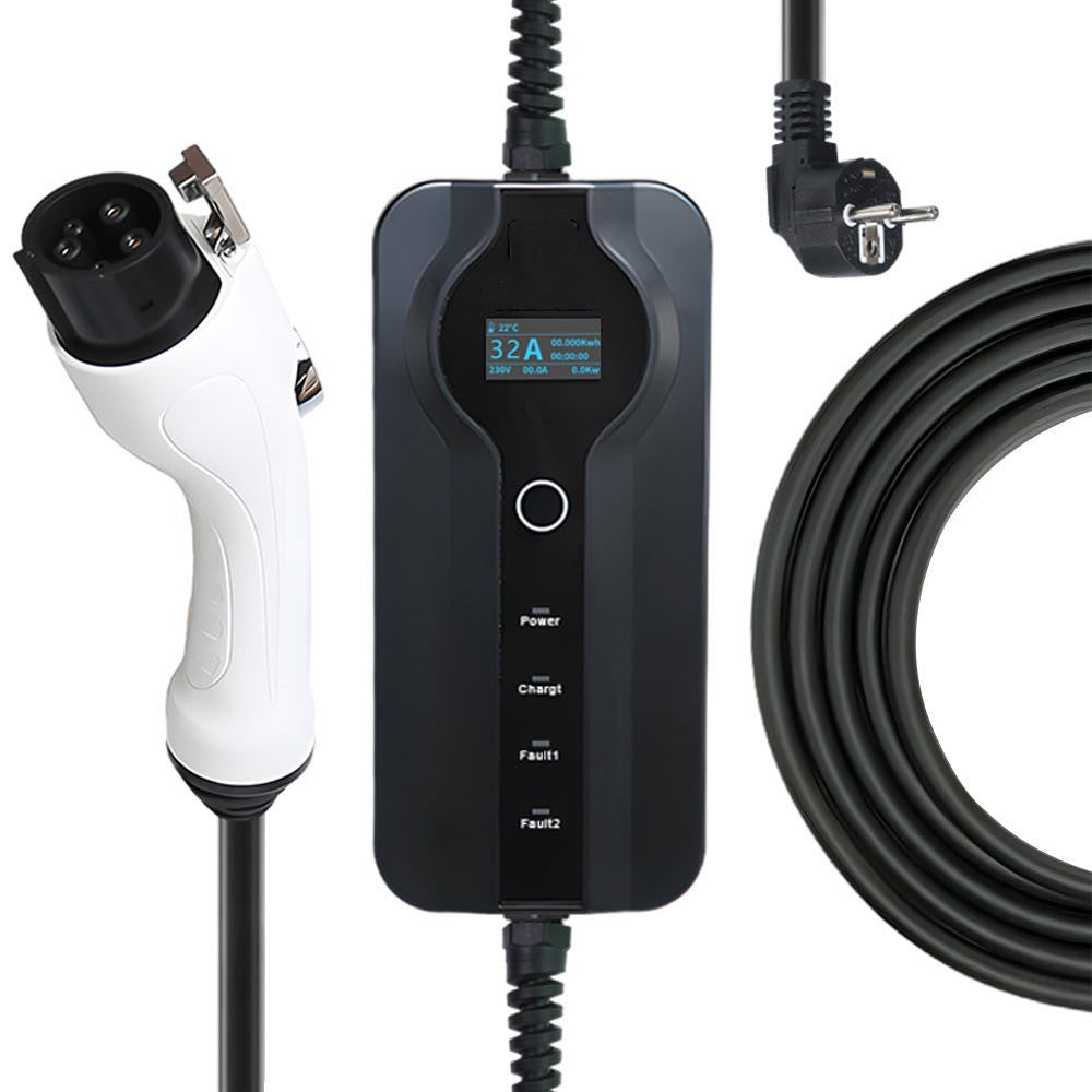 Bar2Charge 3,7kW Mobiele Thuislader – Type 1 – Instelbaar (6A-16A) – IP65 Waterdicht