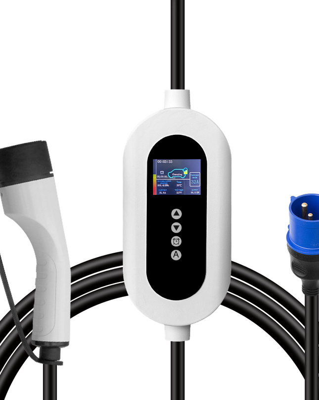 Bar2Charge D32A 7 kW Mobiele Thuislader 5 Meter Type 2 – IP66 Waterdicht – Draagbare EV Lader