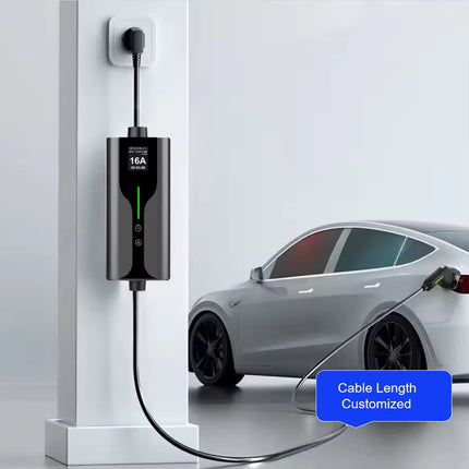 Bar2Charge V2 3,7kW Mobiele EV Lader Type 2 6–16A IP67 Timerfunctie