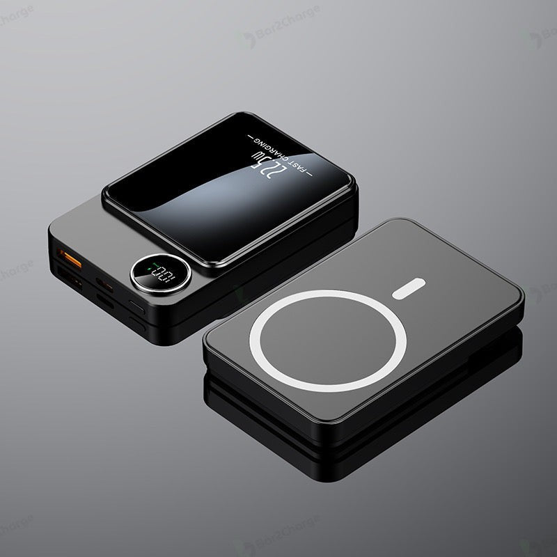 Bar2Charge MagSafe Powerbank 10.000 mAh – 22.5W Snellader met 15W Draadloos Opladen