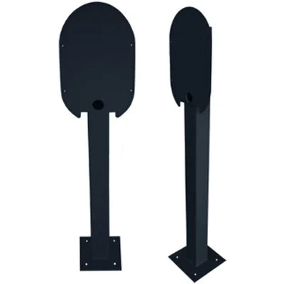 Ratio Electric Montagepaal Enkel – Voor Ratio EV Laadstation – Zwart