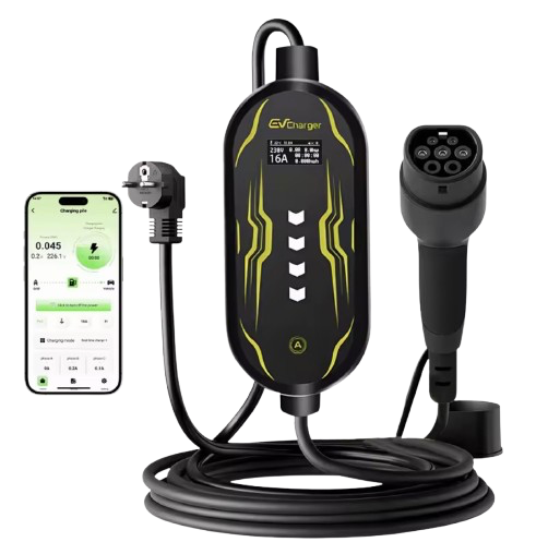 Bar2Charge 3,7kW Mobiele EV Lader Type 2 6–16A IP67 Uitgesteld Laden