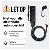 V2L Adapter Type 2 – 5 meter - 4x EU Stopcontact – Vehicle to Load