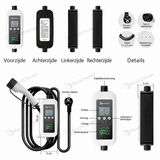 Bar2Charge Flex Smart mobile home charger | Type 2 | 3,7 kW | app | 5, 10 or 15 meters