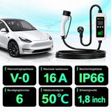 Bar2Charge Flex Smart mobile home charger | Type 2 | 3,7 kW | app | 5, 10 or 15 meters