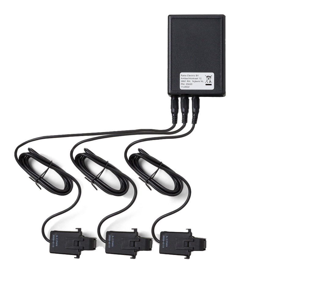 Ratio io7 Sense CT 3-fase 80A Dynamic Load Balancing Kit