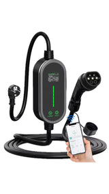 Bar2Charge Mobiele Autolader 3.7kW 1 fase 16A | Type 2 IP66 App Control Uitgesteld laden