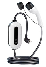 Witte Bar2Charge A8 Pro mobiele thuislader met Schuko- en Type 2-stekker