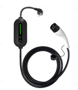 Zwarte Bar2Charge A8 Pro 3,7 kW met 5 meter laadkabel