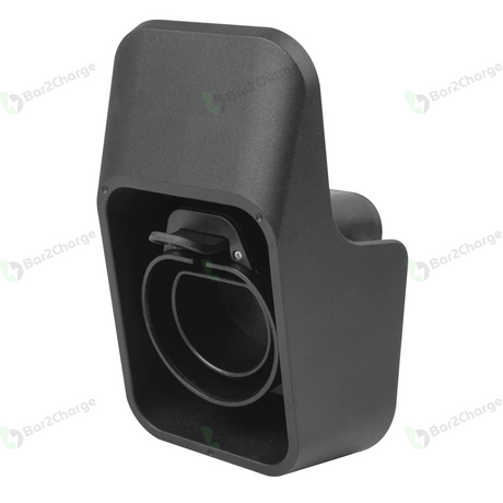 Afmetingen Bar2Charge Dock 2 Type 2 laadstekkerhouder zwart voor wandmontage
