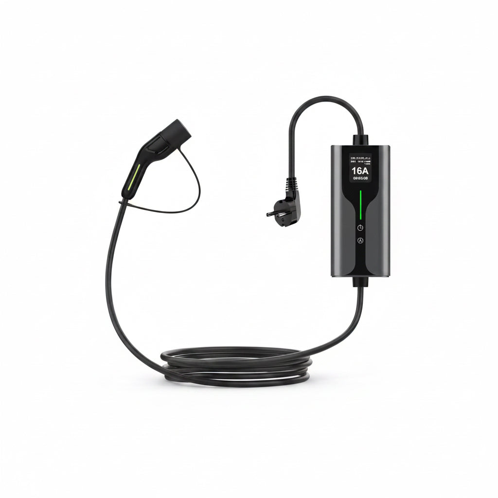 Bar2Charge mobiele thuislader 3,7 kW met Type 2-kabel en Schuko-stekker