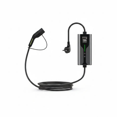 Bar2Charge mobiele thuislader 3,7 kW met Type 2-kabel en Schuko-stekker