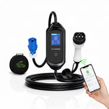 Bar2Charge mobiele thuislader 7,4 kW met Type 2-kabel, CEE-stekker, app en draagtas