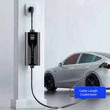 Bar2Charge mobiele thuislader aangesloten op een elektrische auto bij huis