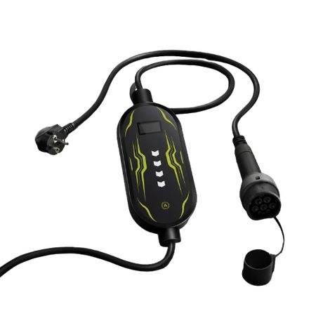 Bar2Charge mobiele thuislader met Schuko-stekker en Type 2-kabel van 4 meter