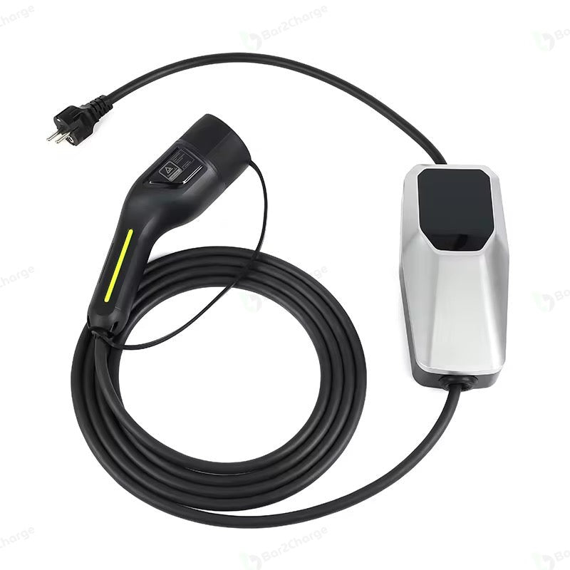 Bar2Charge Mode 2 thuislader met Schuko-stekker en Type 2-laadstekker