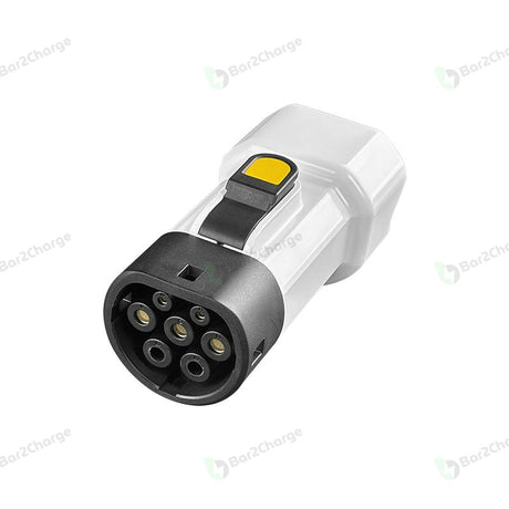 Bar2Charge Nova 16 V2L-adapter, wit-zwart, voor elektrische auto's met Type 2 V2L-ondersteuning