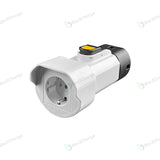 Bar2Charge Nova 16 compacte wit-zwarte V2L-adapter Type 2 naar Europees Schuko-stopcontact