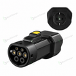 Bar2Charge Nova 16 zwarte compacte Type 2 V2L-adapter met Schuko-aansluiting – productfoto 4