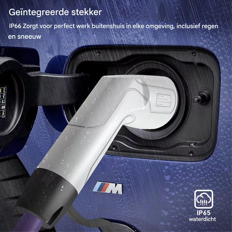 Bar2Charge ST-250 paarse laadkabel met gratis opbergtas