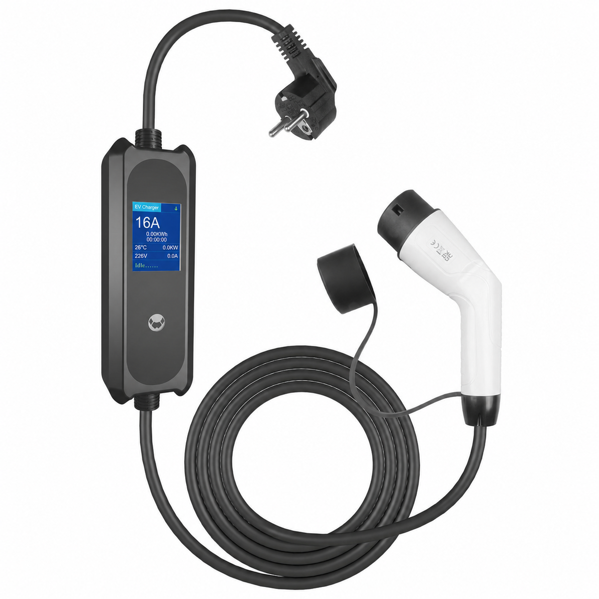 Bar2Charge ST-E210 mobiele thuislader 3,7 kW met Schuko-stekker en Type 2-laadstekker