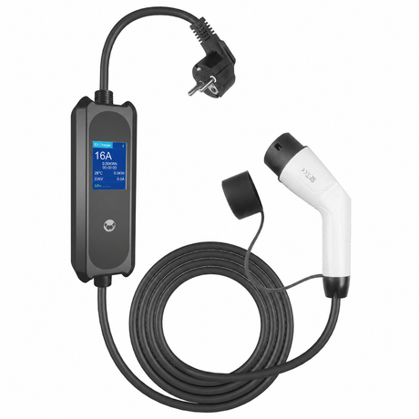 Bar2Charge ST-E210 mobiele thuislader 3,7 kW met Schuko-stekker en Type 2-laadstekker