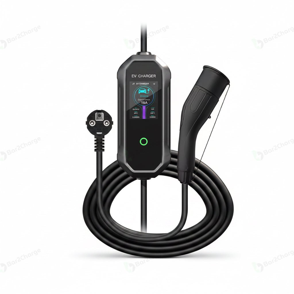 Bar2Charge TAP-32 mobiele thuislader 3,7 kW met Type 2-kabel