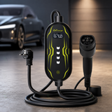 Bar2Charge 3,7 kW thuislader met LCD-scherm, Schuko-stekker en Type 2-stekker