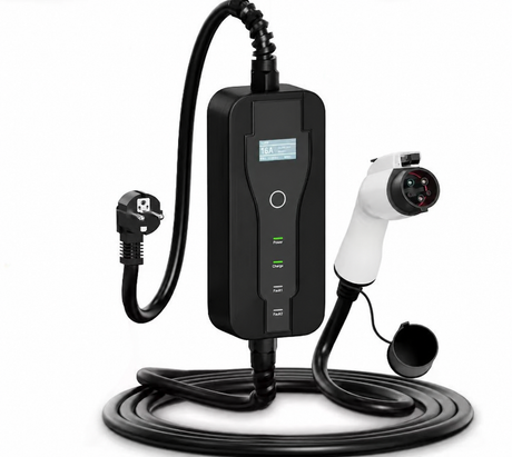 Bar2Charge Type 1 mobiele thuislader 3,7 kW met Schuko-stekker en 7 meter kabel