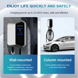 Bar2Charge VCS-Z21 Laadpaal – 3-Fase Wallbox met App – RFID – Type 2 – 5m Kabel – EV & Hybride
