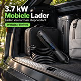 Bar2Charge Mobiles Ladegerät für zu Hause 3,7 kW Typ 2 – Digitaler Ladestecker | 5–20 Meter