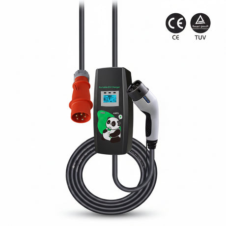 KHONS mobiele thuislader 11 kW met Type 2-stekker en 5 meter kabel