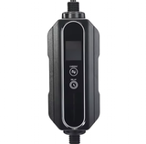 LCD-scherm van de Bar2Charge Mode 2 mobiele lader ingesteld op 16A