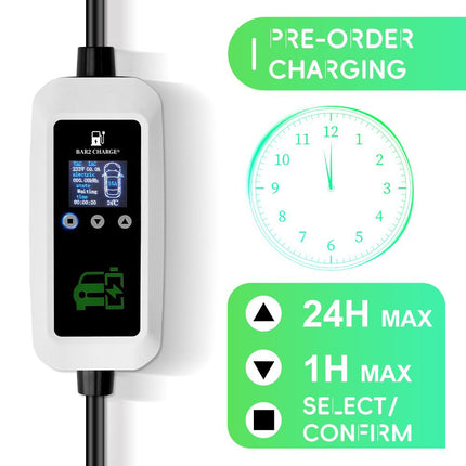 Bar2Charge MZAC mobiele thuislader | Type 2 | 3.7 kW | IP66 waterdicht | 5 of 10 meter | instelbaar laden