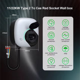 Bar2Charge Q1-Socket Laadpaal | 22 kW | TYPE 2 | 1 Fase & 3 Fase | IP65 | App Control