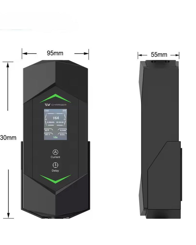 Bar2Charge 3,7 kW Smart EV Home Charger – Typ 2 – Einstellbar (6A-16A) – Smart Life App – IP65 wasserdicht
