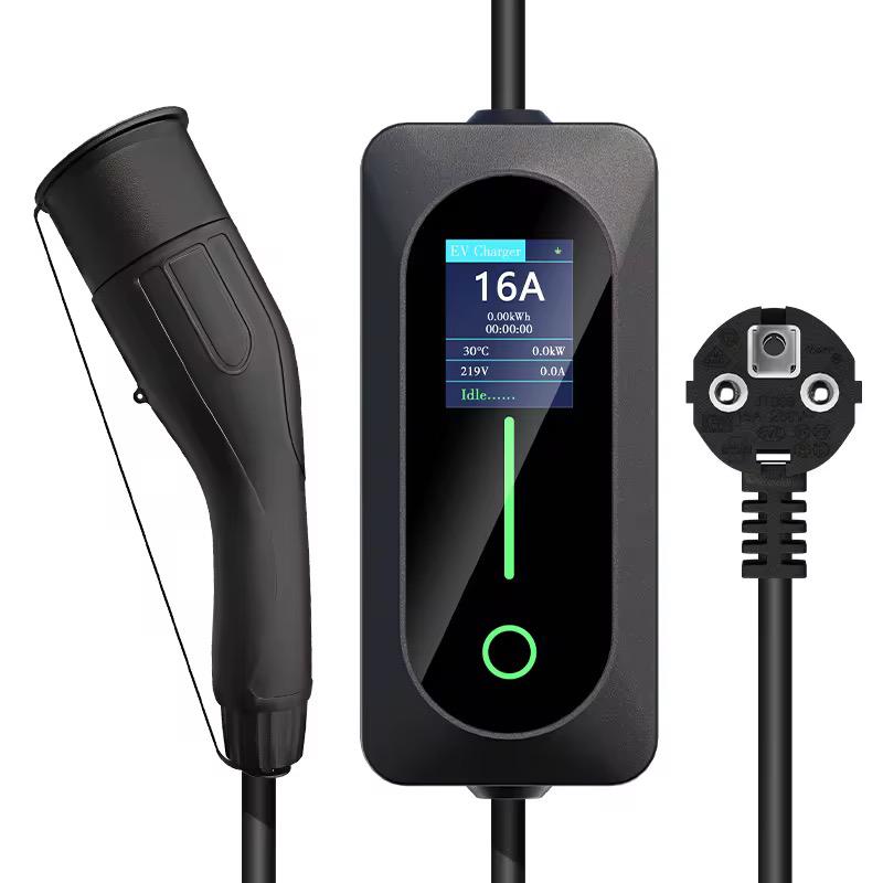 Bar2Charge Mobiele Thuislader Type 2 3.7kW IP67 Slimme Autolader met APP Control 5 Meter Uitgesteld Laden